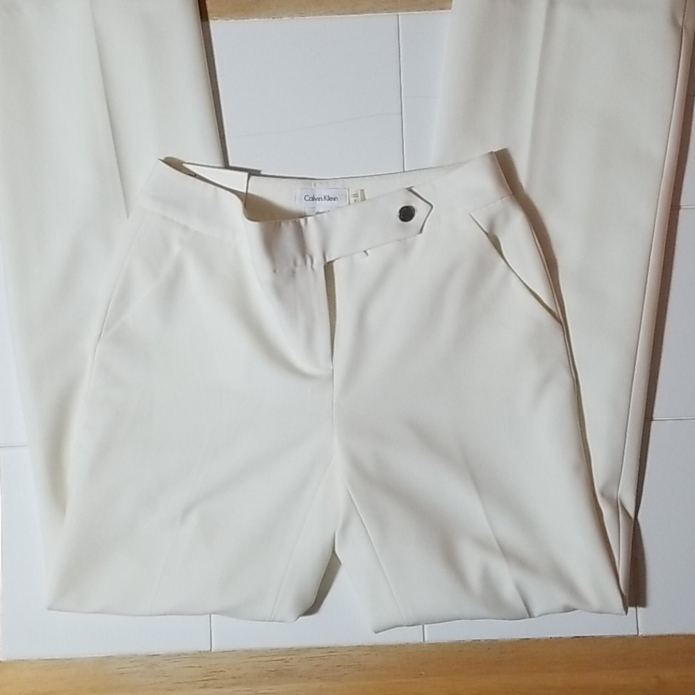Calvin Klein Winter White Dress Pants